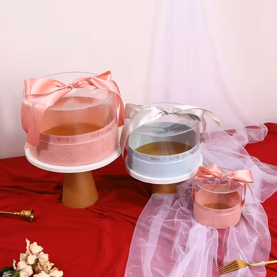 明確なポリ塩化ビニールの包装箱のプラスチック容器フルーツ キャンディ ケーキのギフト ボックス